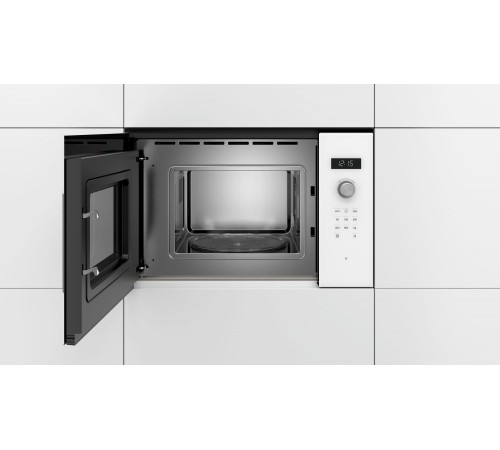 Микроволновая печь Bosch BFL524MW0 20л. 800Вт белый (встраиваемая)