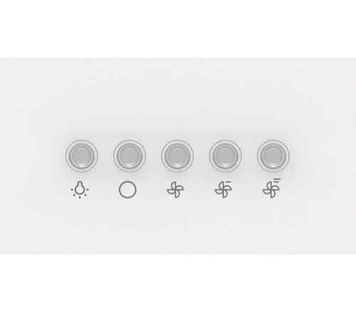 Вытяжка встраиваемая Gorenje WHU629EW/M белый управление: кнопочное (1 мотор)