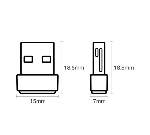 Адаптер Wi-Fi TP-Link Archer T2U Nano Адаптер Wi-Fi TP-Link Archer T2U Nano