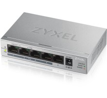 Коммутатор Zyxel GS1005HP-EU0101F 5G 4PoE+ 60W неуправляемый