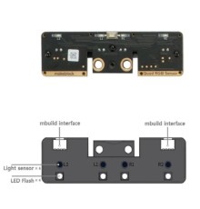 Датчик линии и цвета Quad RGB Sensor