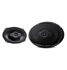Колонки автомобильные Kenwood KFC-PS6986 600Вт 88дБ 4Ом 15x23см (6x9дюйм) (ком.:2кол.) коаксиальные четырехполосные