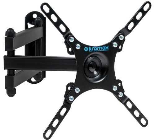Кронштейн для телевизора Kromax DIX-13 черный 15"-42" макс.20кг настенный поворотно-выдвижной и наклонный