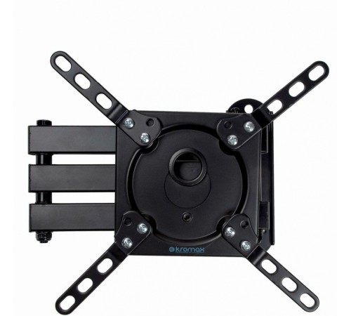 Кронштейн для телевизора Kromax DIX-14 черный 15"-42" макс.20кг настенный поворотно-выдвижной и наклонный
