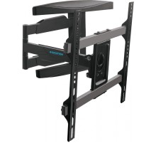 Кронштейн для телевизора Kromax ATLANTIS-60 черный 26"-65" макс.40кг настенный поворотно-выдвижной и наклонный