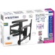 Кронштейн для телевизора Kromax ATLANTIS-60 черный 26"-65" макс.40кг настенный поворотно-выдвижной и наклонный