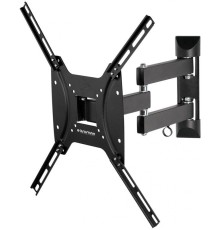 Кронштейн для телевизора Kromax OPTIMA-404 черный 15"-55" макс.35кг настенный поворотно-выдвижной и наклонный