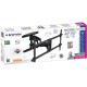 Кронштейн для телевизора Kromax ATLANTIS-65 черный 40"-90" макс.45кг настенный поворотно-выдвижной и наклонный
