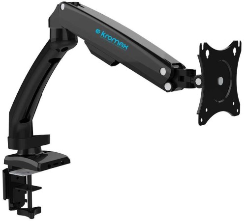 Кронштейн для мониторов ЖК Kromax OFFICE-8 черный 15"-32" макс.8кг настольный поворот и наклон верт.перемещ. Кронштейн для мониторов ЖК Kromax OFFICE-8 черный 15"-32" макс.8кг настольный поворот и наклон верт.перемещ.