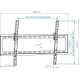 Кронштейн для телевизора Arm Media STEEL-2 new черный 32"-90" макс.40кг настенный наклон