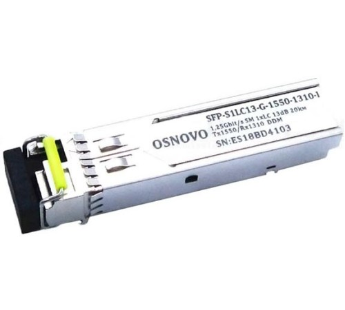 Трансивер OSNOVO SFP-S1LC13-G-1550-1310-I