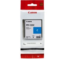 Картридж струйный Canon PFI-120 C 2886C001 голубой (130мл) для Canon imagePROGRAF TM-200/205
