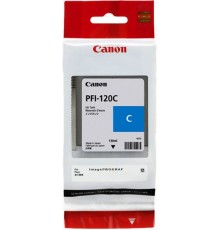 Картридж струйный Canon PFI-120 C 2886C001 голубой (130мл) для Canon imagePROGRAF TM-200/205