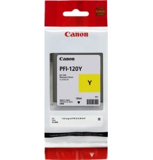 Картридж струйный Canon PFI-120 Y 2888C001 желтый (130мл) для Canon imagePROGRAF TM-200/205