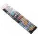 Карандаш чернографит. Deli EU53300-1 Arti Graff 2B шестигран. тополь рисунок (1шт)