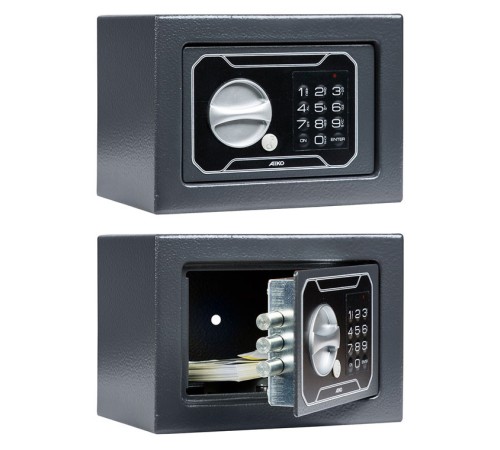Сейф мебельный Aiko T 140 EL 140x195x140мм электронный (S10399210214) Сейф мебельный Aiko T 140 EL 140x195x140мм электронный (S10399210214)
