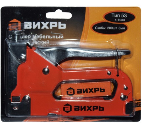 Степлер ручной Вихрь 73/9/3/1 скобы тип 53: 11.4мм 4-14мм