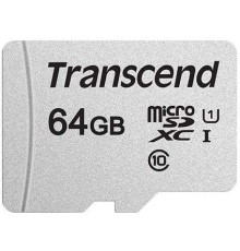Флеш карта microSDXC 64Gb Class10 Transcend TS64GUSD300S w/o adapter