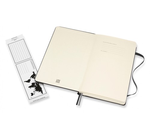 Блокнот Moleskine CLASSIC EXPENDED QP061EXP Large 130х210мм 400стр. клетка твердая обложка черный