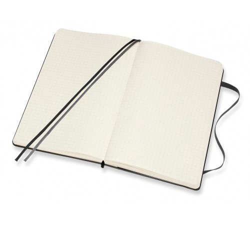 Блокнот Moleskine CLASSIC EXPENDED QP061EXP Large 130х210мм 400стр. клетка твердая обложка черный