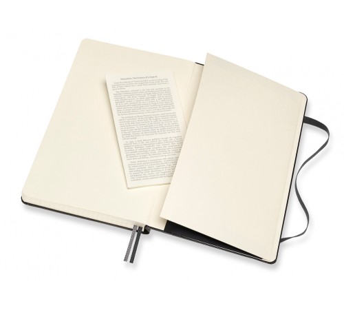 Блокнот Moleskine CLASSIC EXPENDED QP061EXP Large 130х210мм 400стр. клетка твердая обложка черный