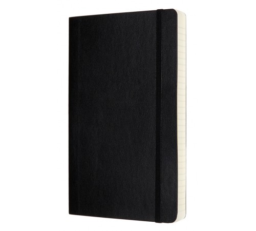 Блокнот Moleskine CLASSIC SOFT EXPENDED QP616EXP Large 130х210мм 400стр. линейка мягкая обложка черный