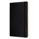 Блокнот Moleskine CLASSIC SOFT EXPENDED QP616EXP Large 130х210мм 400стр. линейка мягкая обложка черный