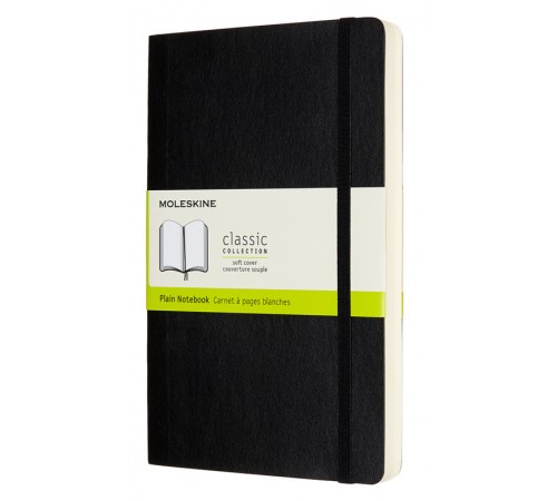 Блокнот Moleskine CLASSIC SOFT EXPENDED QP618EXP Large 130х210мм 400стр. нелинованный мягкая обложка черный Блокнот Moleskine CLASSIC SOFT EXPENDED QP618EXP Large 130х210мм 400стр. нелинованный мягкая обложка черный
