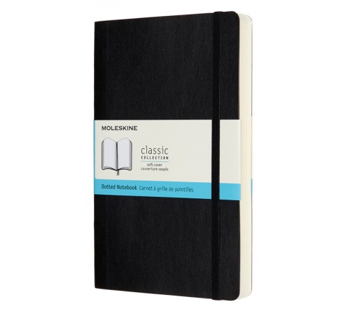 Блокнот Moleskine CLASSIC SOFT EXPENDED QP619EXP Large 130х210мм 400стр. пунктир мягкая обложка черный Блокнот Moleskine CLASSIC SOFT EXPENDED QP619EXP Large 130х210мм 400стр. пунктир мягкая обложка черный
