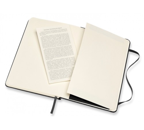 Блокнот Moleskine CLASSIC QP052 Medium 115x180мм 208стр. нелинованный твердая обложка черный