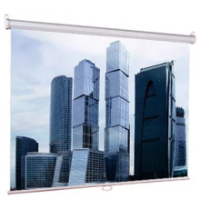 Настенный экран Lumien Eco Picture 153х203см (рабочая область 147х197 см) MW восьмигранный корпус, возможность потолочн./настенного крепления, уровень в комплекте, 4:3 (треугольная упаковка) (LEP-100113)