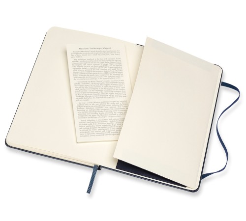 Блокнот Moleskine CLASSIC QP050B20 Medium 115x180мм 208стр. линейка твердая обложка синий