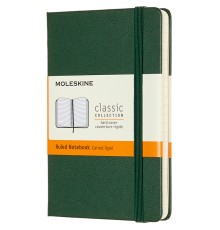 Блокнот Moleskine CLASSIC MM710K15 Pocket 90x140мм 192стр. линейка твердая обложка зеленый