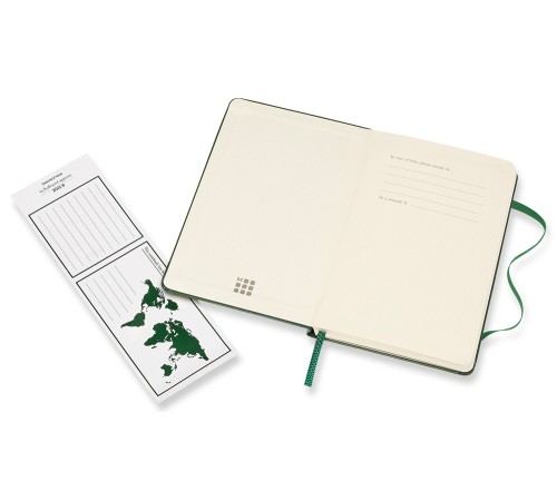 Блокнот Moleskine CLASSIC MM710K15 Pocket 90x140мм 192стр. линейка твердая обложка зеленый