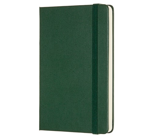 Блокнот Moleskine CLASSIC QP012K15 Pocket 90x140мм 192стр. нелинованный твердая обложка зеленый