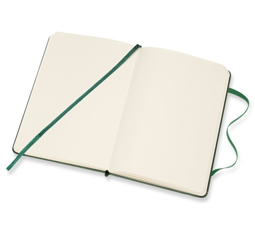 Блокнот Moleskine CLASSIC QP012K15 Pocket 90x140мм 192стр. нелинованный твердая обложка зеленый