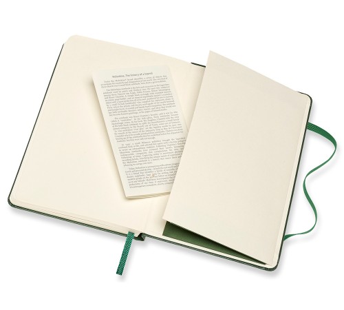 Блокнот Moleskine CLASSIC QP012K15 Pocket 90x140мм 192стр. нелинованный твердая обложка зеленый