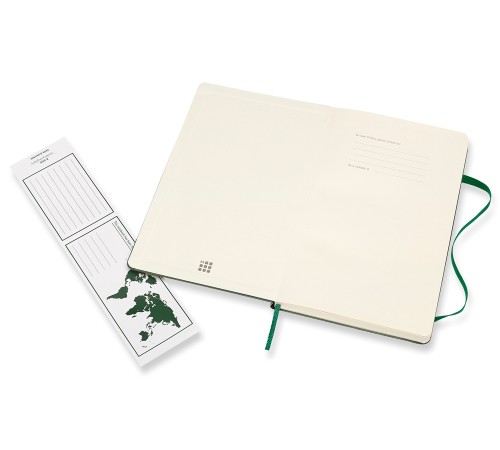 Блокнот Moleskine CLASSIC QP061K15 Large 130х210мм 240стр. клетка твердая обложка зеленый