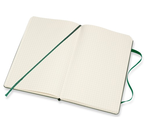 Блокнот Moleskine CLASSIC QP061K15 Large 130х210мм 240стр. клетка твердая обложка зеленый
