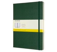 Блокнот Moleskine CLASSIC QP091K15 XLarge 190х250мм 192стр. клетка твердая обложка зеленый