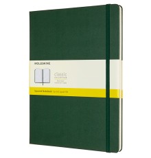 Блокнот Moleskine CLASSIC QP091K15 XLarge 190х250мм 192стр. клетка твердая обложка зеленый