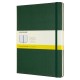 Блокнот Moleskine CLASSIC QP091K15 XLarge 190х250мм 192стр. клетка твердая обложка зеленый