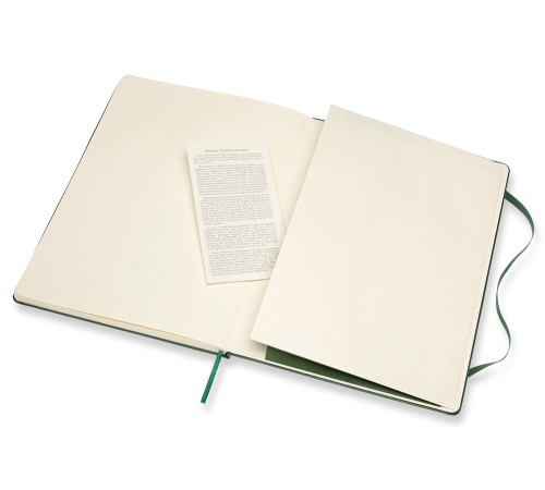 Блокнот Moleskine CLASSIC QP092K15 XLarge 190х250мм 192стр. нелинованный твердая обложка зеленый