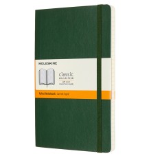 Блокнот Moleskine CLASSIC SOFT QP616K15 Large 130х210мм 192стр. линейка мягкая обложка зеленый