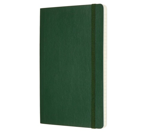 Блокнот Moleskine CLASSIC SOFT QP616K15 Large 130х210мм 192стр. линейка мягкая обложка зеленый