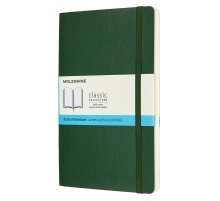 Блокнот Moleskine CLASSIC SOFT QP619K15 Large 130х210мм 192стр. пунктир мягкая обложка зеленый
