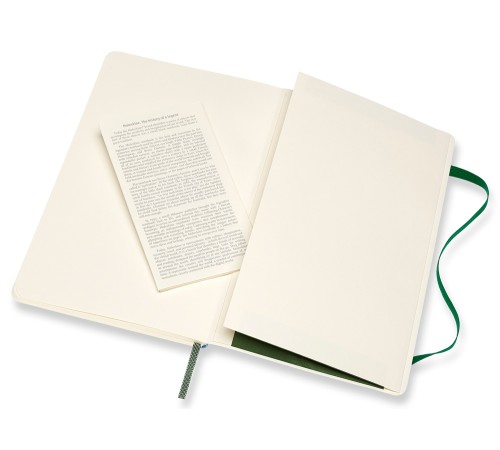 Блокнот Moleskine CLASSIC SOFT QP619K15 Large 130х210мм 192стр. пунктир мягкая обложка зеленый