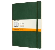 Блокнот Moleskine CLASSIC SOFT QP621K15 XLarge 190х250мм 192стр. линейка мягкая обложка зеленый