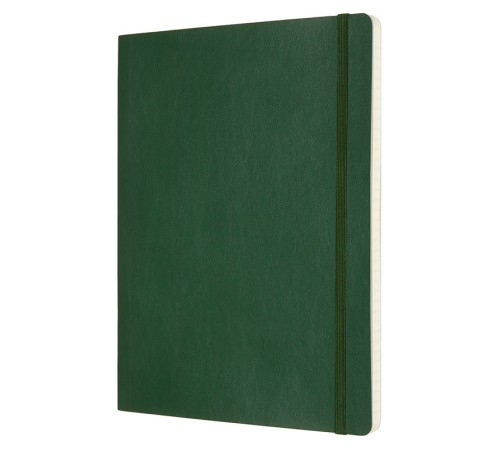 Блокнот Moleskine CLASSIC SOFT QP621K15 XLarge 190х250мм 192стр. линейка мягкая обложка зеленый