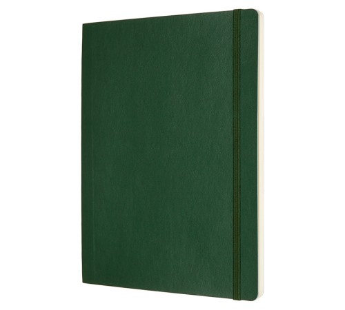 Блокнот Moleskine CLASSIC SOFT QP623K15 XLarge 190х250мм 192стр. нелинованный мягкая обложка зеленый
